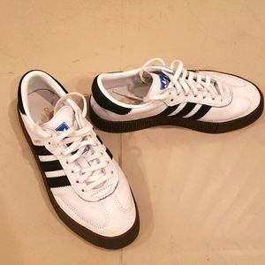 Adidas Samba platform sneakers